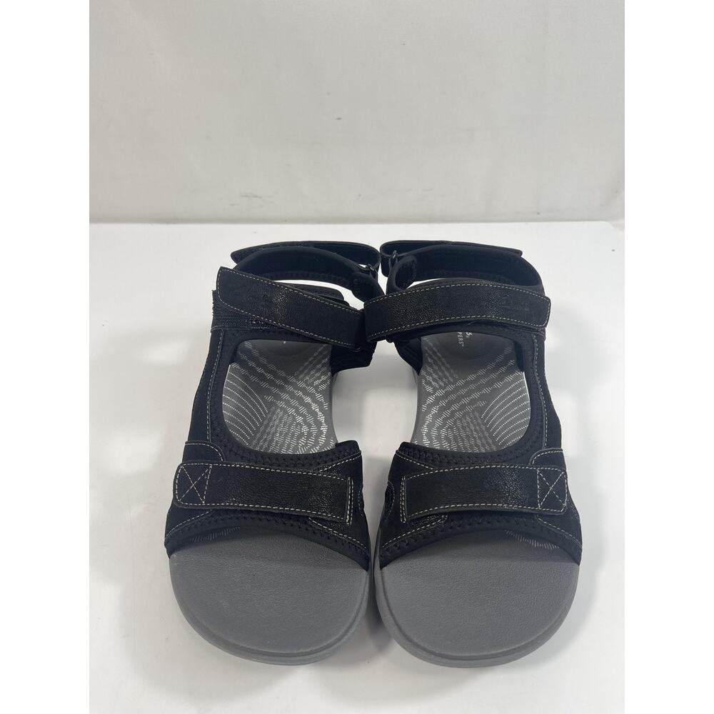 Clarks Mira Bay Shoes Women's Size 8W Black Cloudsteppers Sandals New Box - Picture 8 of 14
